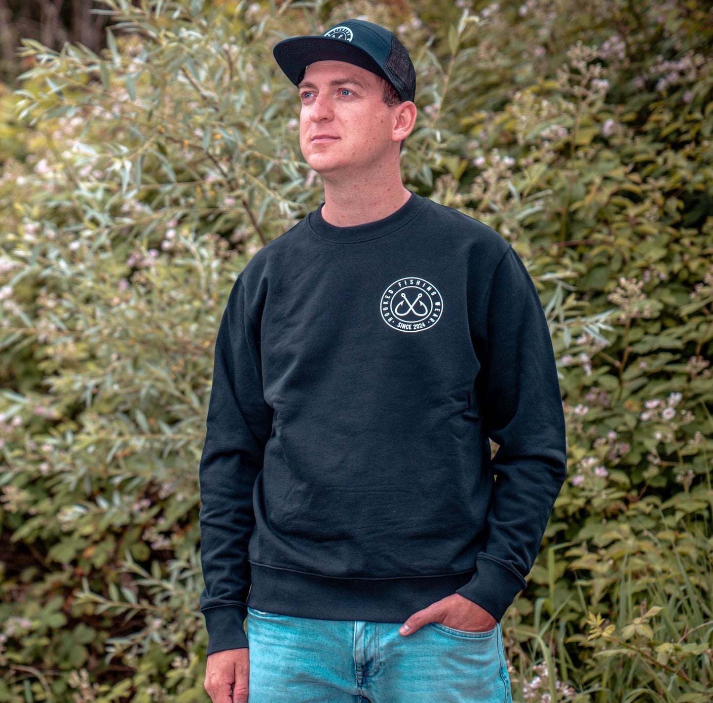Hooked Fishing Wear Sweatshirt Front