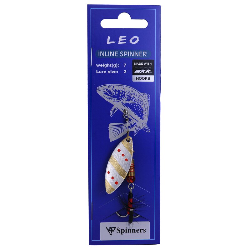 K.P Baits Spinner Leo mit Fliege 40