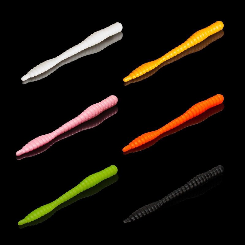 Soorex Worm 80 mm Forellenköder Forelle 6 Stück