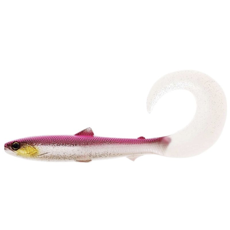 Westin BULLTEEZ Curltail 8 cm Pink Headlight 3 Stück