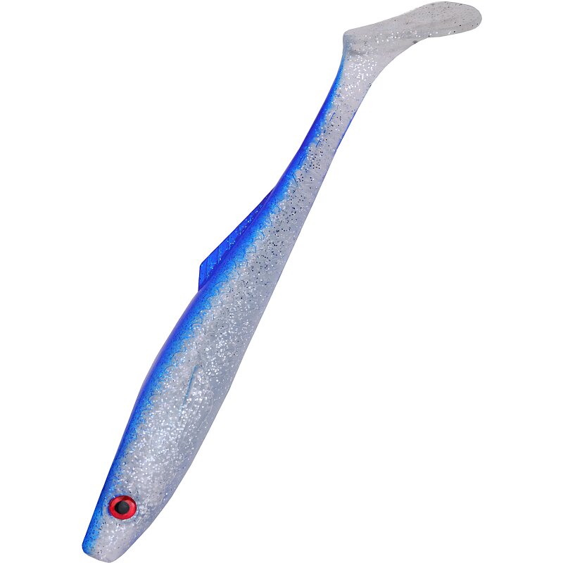 K.P Baits Pike Shad Junior 8" Gummiköder blue marlin