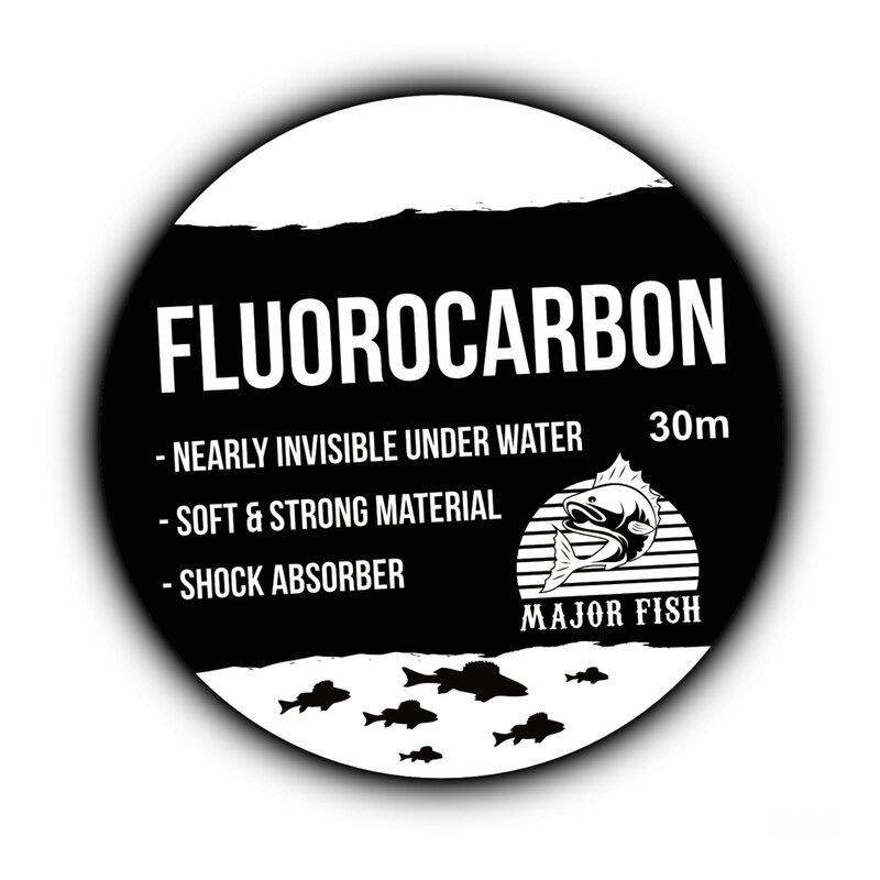Major Fish 100% Fluorocarbon Vorfach 30m 46