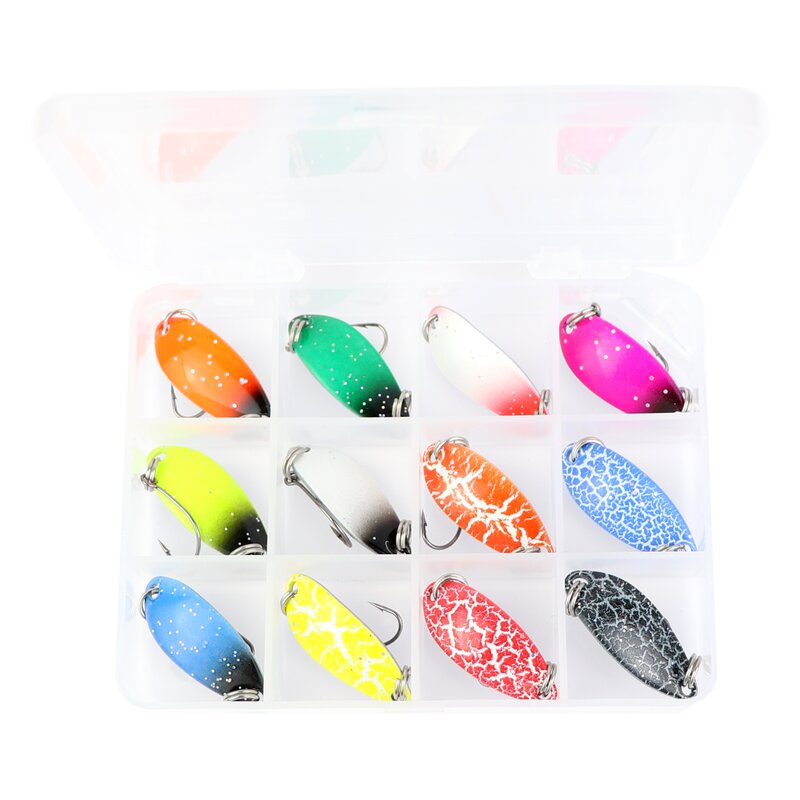 Major Fish Spoon Set Blinker Box 12 Stk. 2,5 Gramm