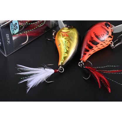 BKK Feathered Spear-21 SS Treble Hook - Red/Black