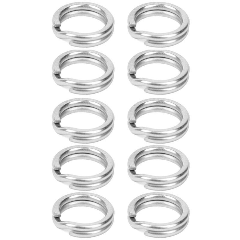 G.T.R Split Ring Sprengringe Stainless Steel 10 Stück
