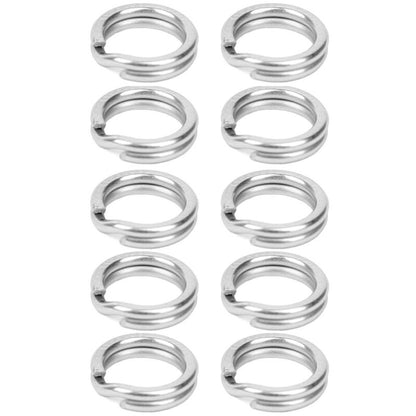 G.T.R Split Ring Sprengringe Stainless Steel 10 Stück