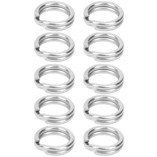 G.T.R Split Ring Sprengringe Stainless Steel 10 Stück