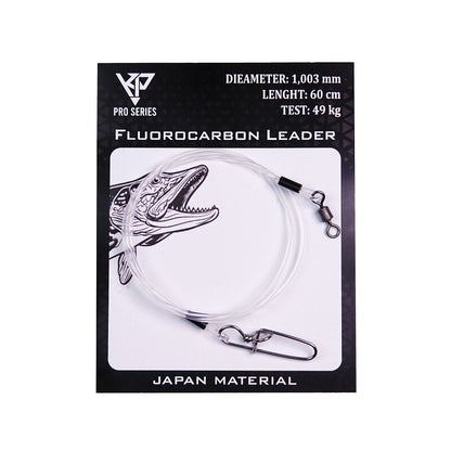 K.P 100 % Fluorocarbon Vorfach Leader Hechtangeln
