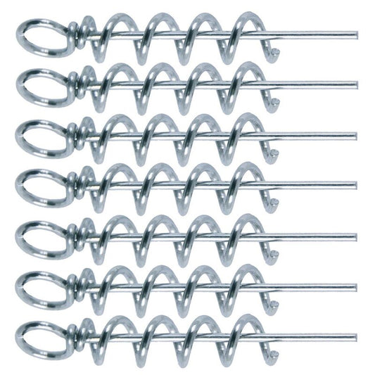 K.P Baits Shallow Screw Spirale für Gummifische Big Baits 7 Stück 5 cm