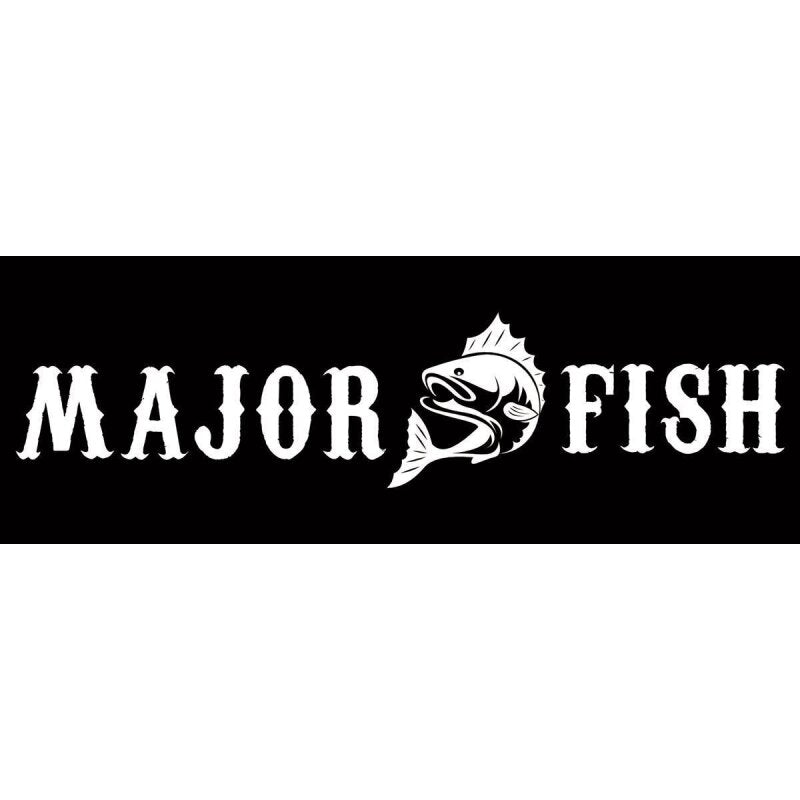 Major Fish Bootsaufkleber Angeln