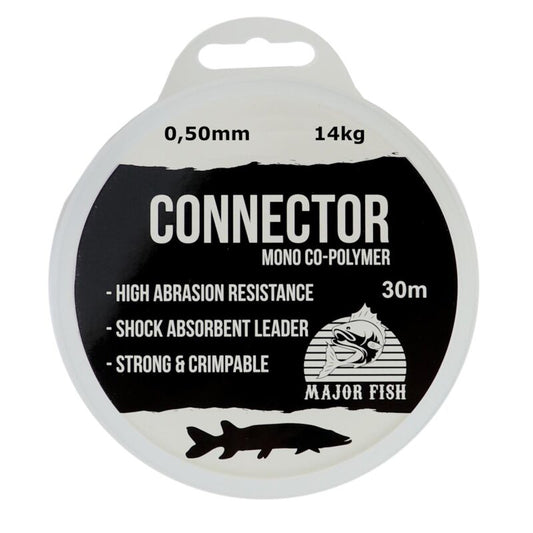 Major Fish Connector Shock Leader Hardmono Schnur Vorfachmaterial