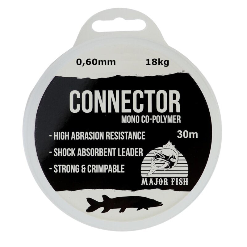 Major Fish Connector Shock Leader Hardmono Schnur Vorfachmaterial