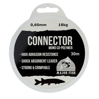 Major Fish Connector Shock Leader Hardmono Schnur Vorfachmaterial