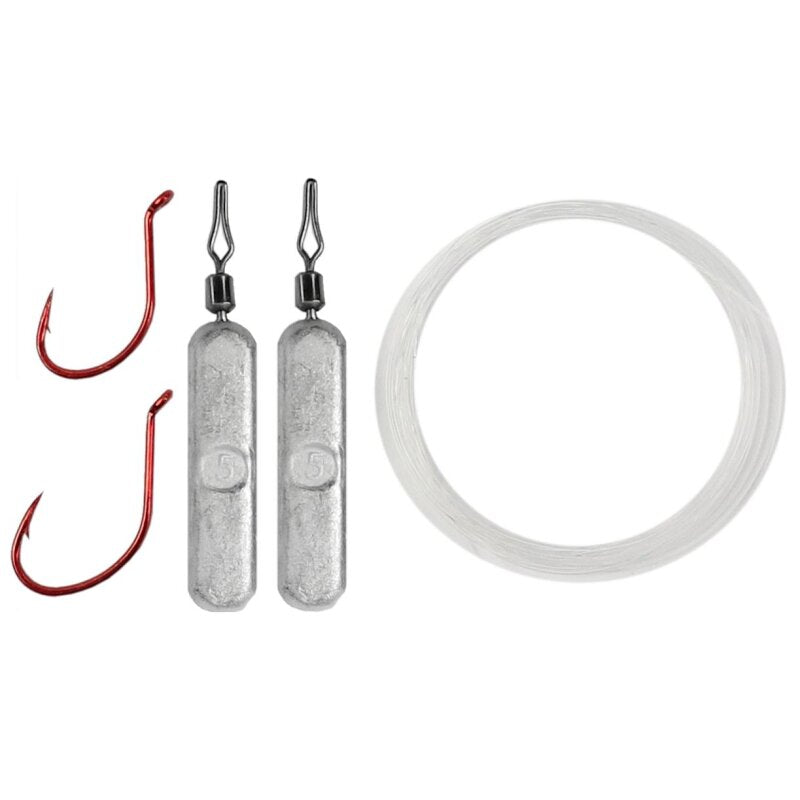 Major Fish Dropshot Set Haken Rig Ready-to-fish