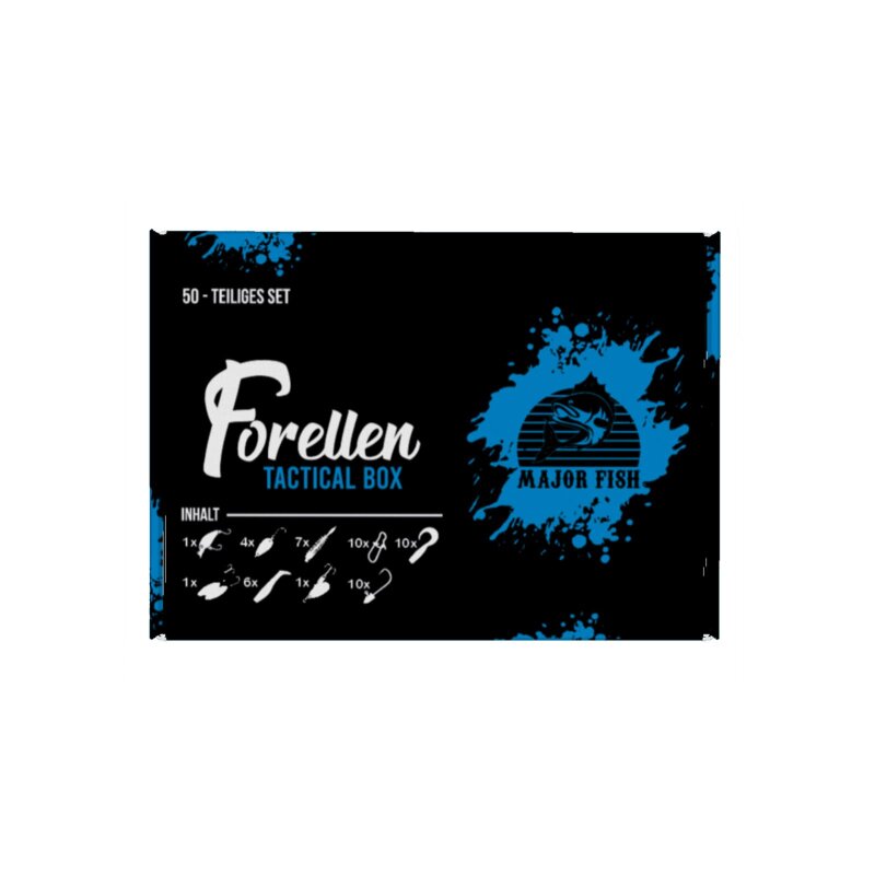 Major Fish Forellenbox Ready-to-Fish 50 Teilig