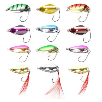 Major Fish Spoon Set Blinker Box 12 Stk. 2,5 Gramm