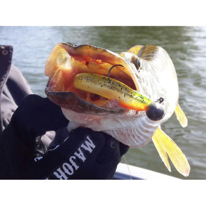 Major Fish Fransenmann Fransenköder Gummifisch 15 cm 5 Stück