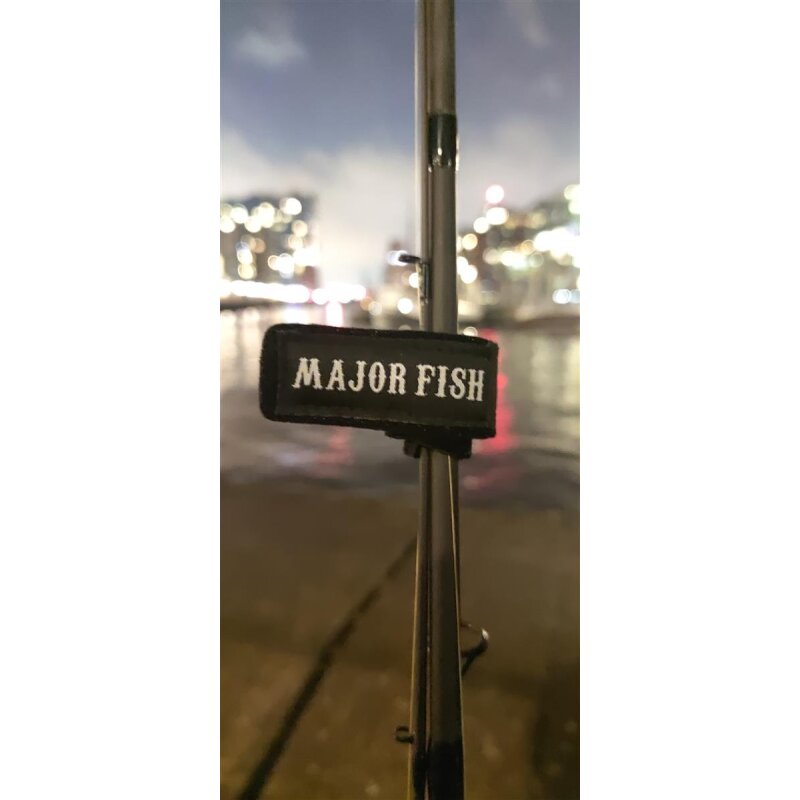 Major Fish Neopren Rutenbänder Angelruten Klettband 4 Stück