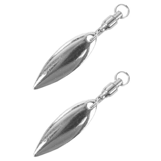 Major Fish Spinnerblatt Willow Blade Screw 2 Stück