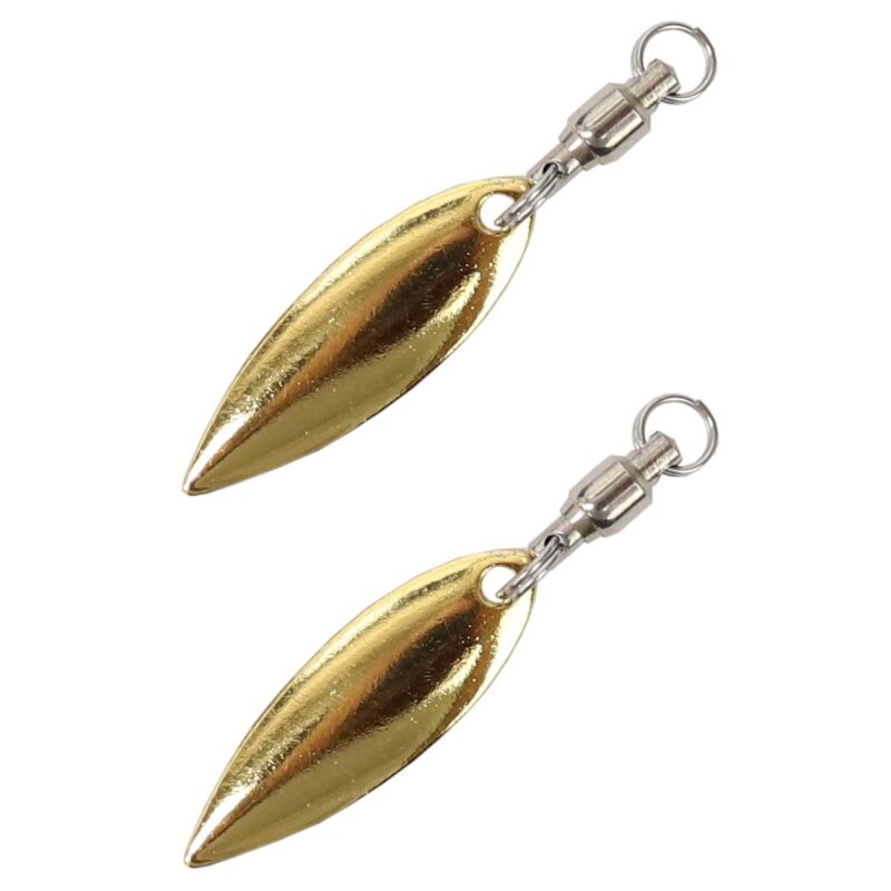 Major Fish Spinnerblatt Willow Blade Screw 2 Stück