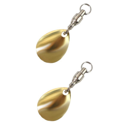 Major Fish Spinnerblatt Willow Blade Screw 2 Stück