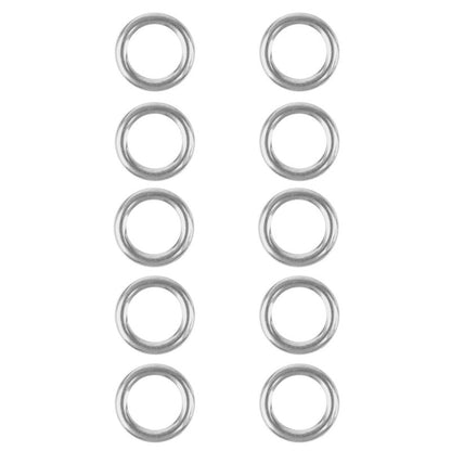 Major Fish Verbindungsring (Solid Ring) Stainless Steel 10 Stück