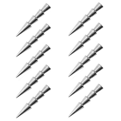 Major Fish Tungsten Nail Sinker Spikes 10 Stück