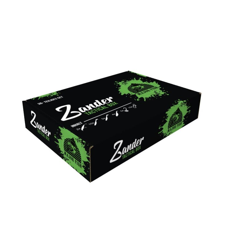 Major Fish Zander Tactical Tacklebox 36-Teilig