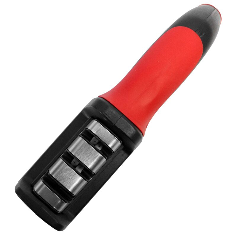 Manueller Messerschärfer 3 Stufen für Grobschliff und Feinschliff Wolfram und Keramik