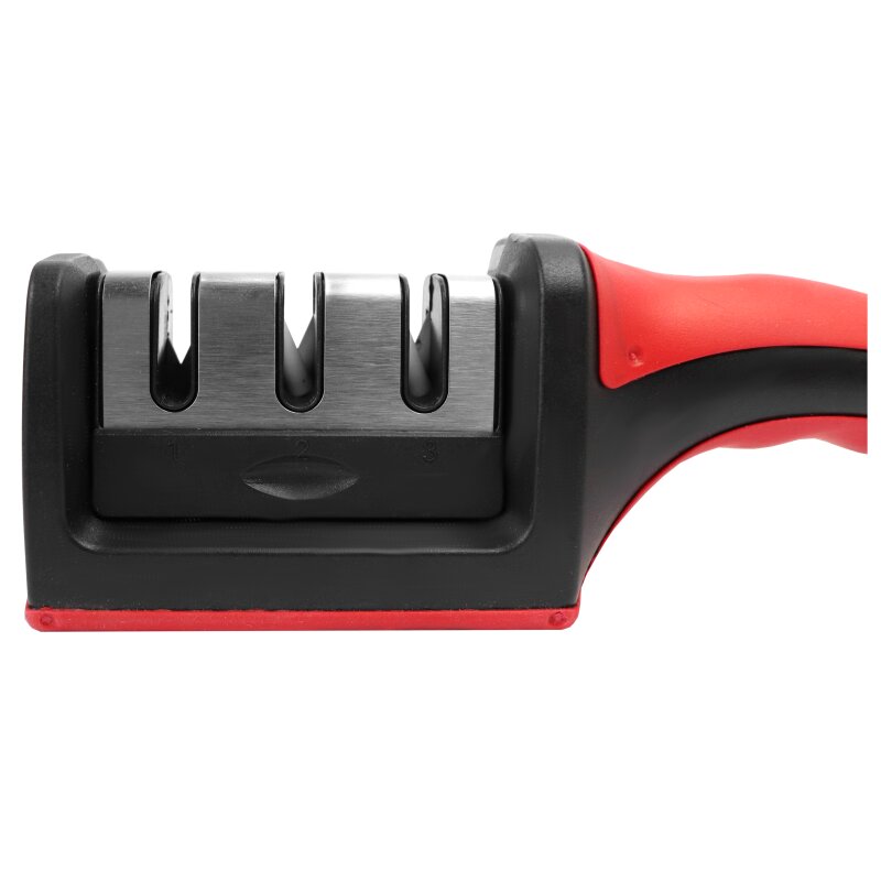 Manueller Messerschärfer 3 Stufen für Grobschliff und Feinschliff Wolfram und Keramik