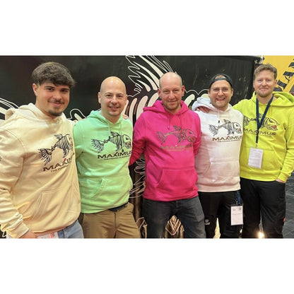 Maximus Angelhoodie Pullover Hoody mit Fisch Motiv