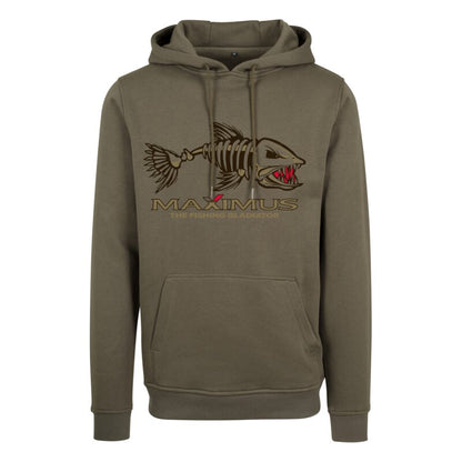 Maximus Angelhoodie Pullover Hoody mit Fisch Motiv