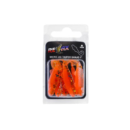 Relax Super Banjo Gummifisch Twister 1" 3,5 cm 6 Stück