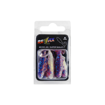 Relax Super Banjo Gummifisch Twister 1" 3,5 cm 6 Stück