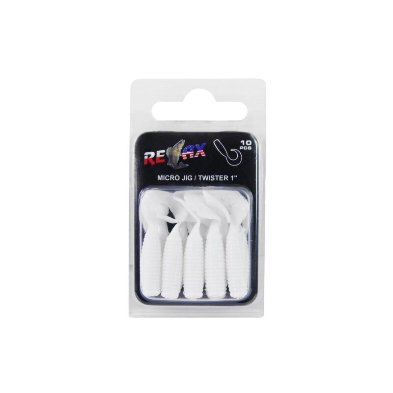 Relax Twister 1" 3,5 cm Barsch Forelle Döbel 10 Stück