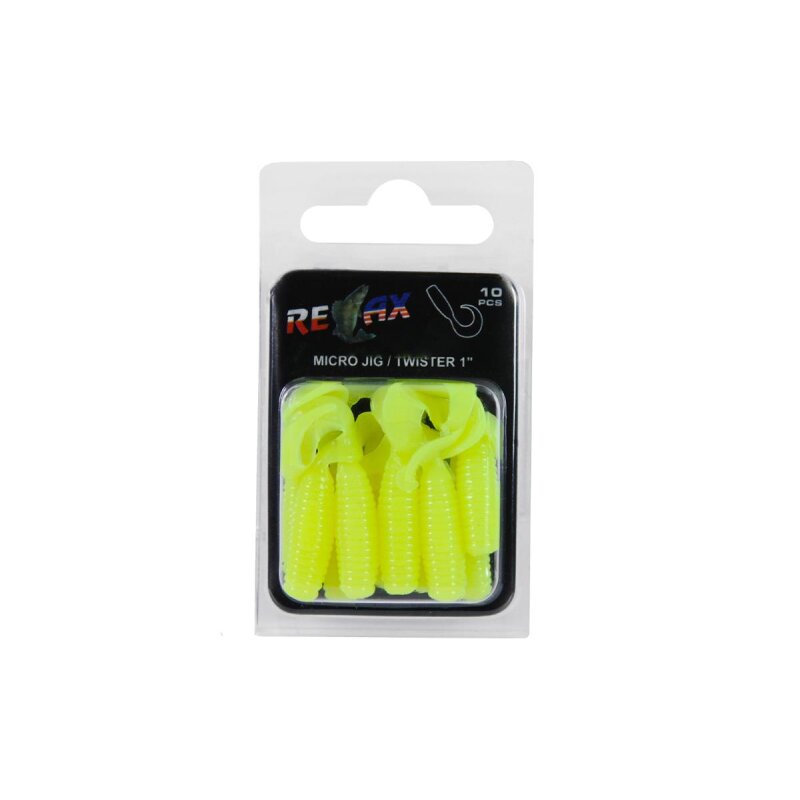 Relax Twister 1" 3,5 cm Barsch Forelle Döbel 10 Stück