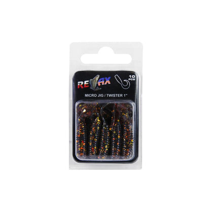 Relax Twister 1" 3,5 cm Barsch Forelle Döbel 10 Stück