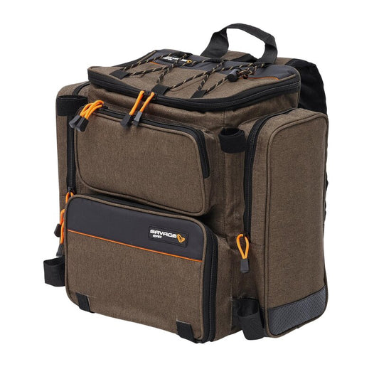Savage Gear Specialist Rucksack mit Boxen 40cm x 38 cm x 23 cm