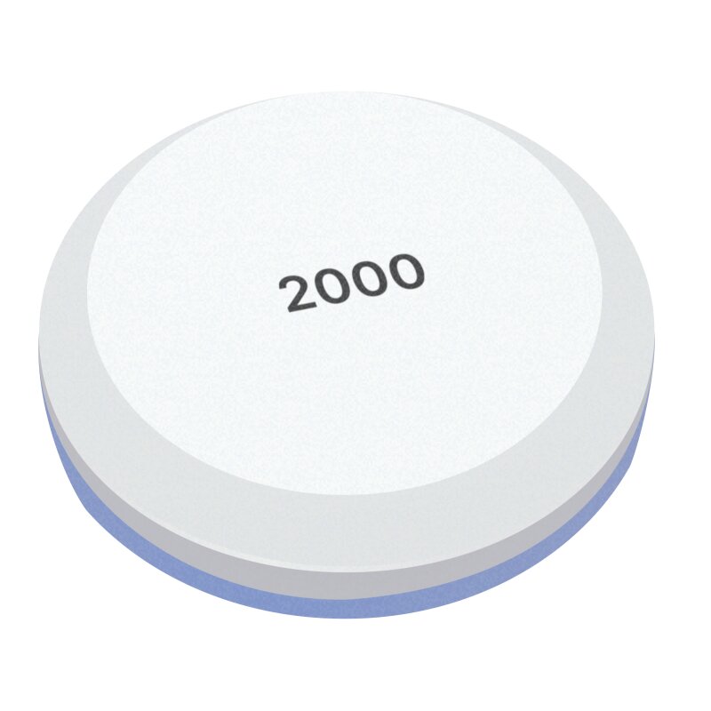 Schleifstein 2in1 Puck Abziehstein Rund Körnung 1000/2000