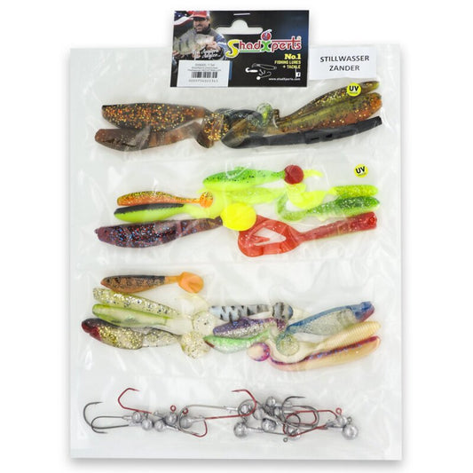 Shadxperts Zielfisch Sets Zander Stillwasser 40- teilig