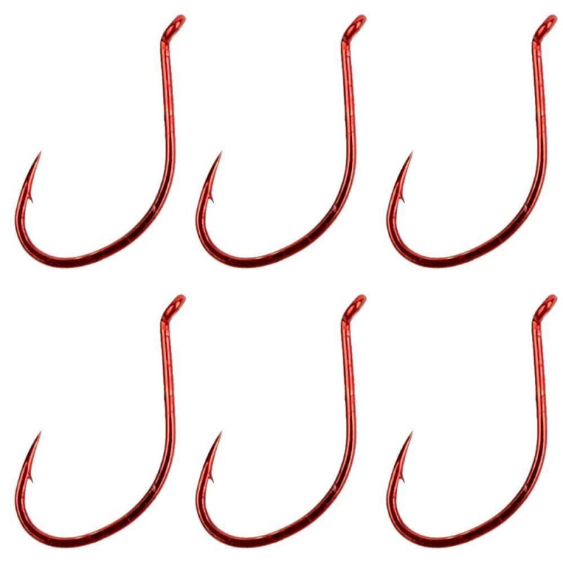 Shogun Dropshot Haken 6 Stück Rot