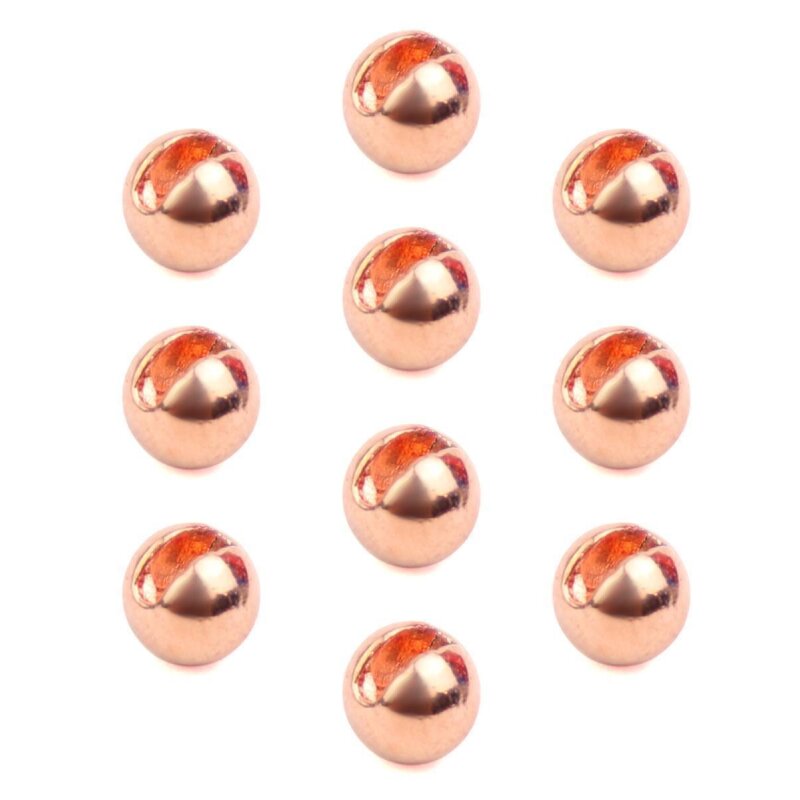 Slotted Tungsten Beads Perlen Geschlitzt 10 Stück