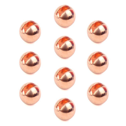 Slotted Tungsten Beads Perlen Geschlitzt 10 Stück