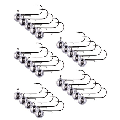 SX Finesse Rundkopf Finesse Jigkopf Wirekeeper 25 Stück Bulk