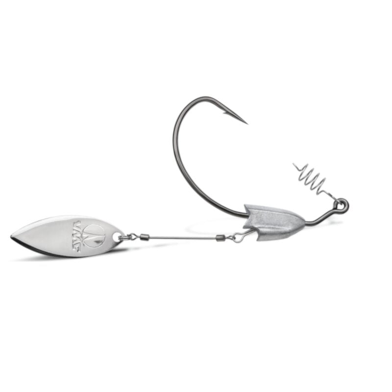 VMC Mystic Swimbait Bladed 7346BS Offset Haken mit Spinner Blatt